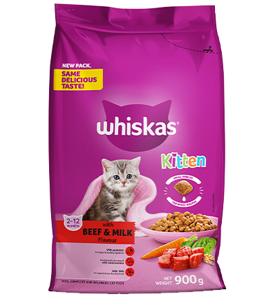 WHISKAS® kitten dry product range image